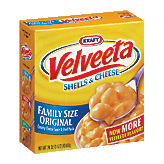 Kraft Dinners Velveeta Shells & Cheese Original Family Size Left Picture